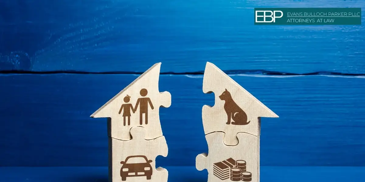 Personal property, divorce and property division